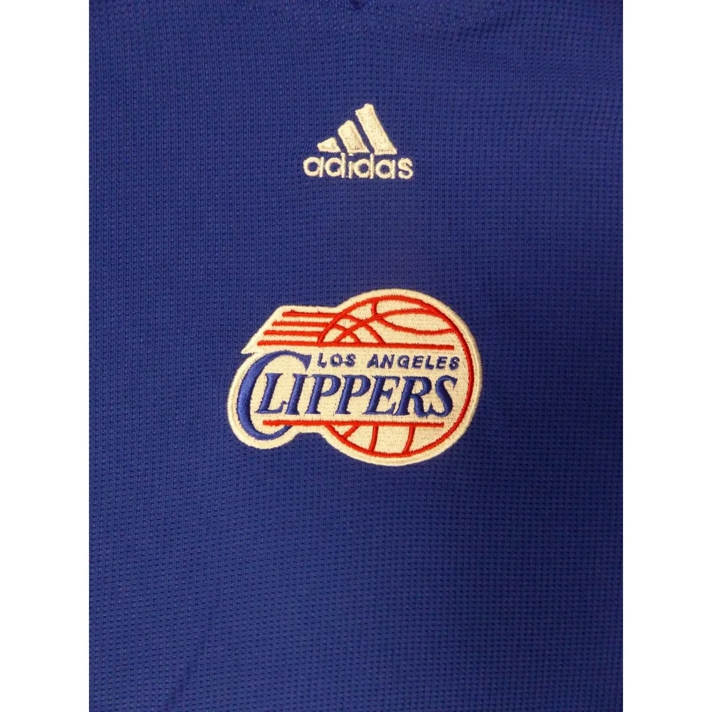 Adidas NBA Los Angeles Clippers Shooting Shirt Mens 2XL Blue Red Sleeveless